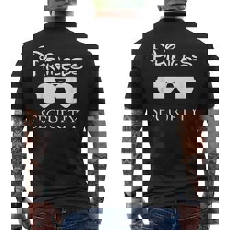 Princessecurity On Duty Family Guardian Officer メンズTシャツ バックプリント - Kawaiitshirt