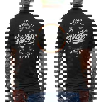 Promoted To Grandpa 2026 oon To Be Grandpa Est 2026 メンズTシャツ バックプリント - Kawaiitshirt