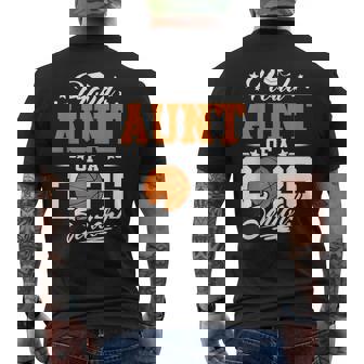 Proud Aunt Of A 2026 Senior Graduate Basketball Men's Back Print T-Shirt | Mazezy