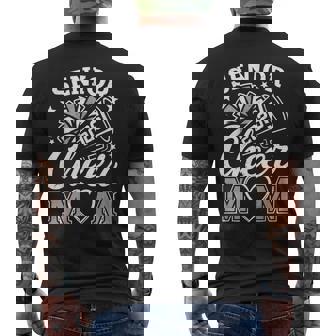 Proud Cheerleader Mom Class Of 2026 Senior Cheer Mom 2026 Men's Back Print T-Shirt | Mazezy