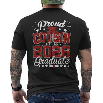 Proud Cousin Of A 2026 Graduate Senior 2026 Graduation Men's T-shirt Back Print - Seseable