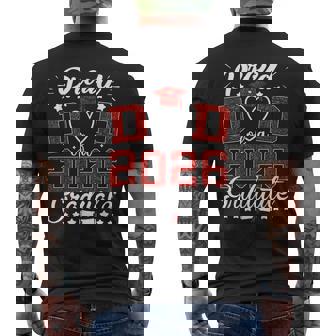 Proud Dad Of A 2026 Graduate Senior Class Of 2026 Graduation Men's T-shirt Back Print - Monsterry