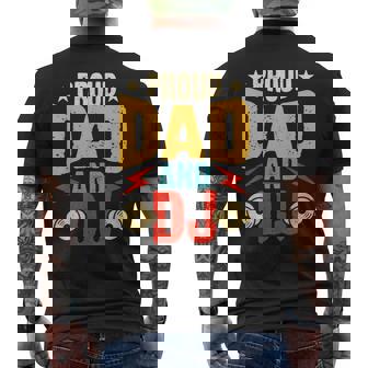 Proud Dad And Dj Camiseta Hombre Estampado Espalda - Regaloses