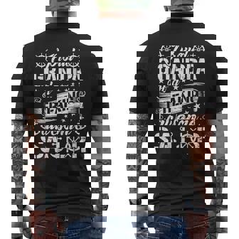 Proud Grandpa Of A Freaking Awesome Sailor Family Matching Men's Back Print T-Shirt | Mazezy