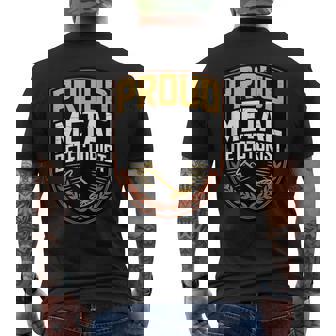 Proud Metal Detectorist Treasure Hunting Relic Hunter Tank Top Men's Back Print T-Shirt | Mazezy