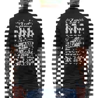 Proud Nana Of A Freaking Awesome Sailor Family Matching Men's Back Print T-Shirt | Mazezy