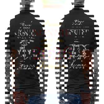 Proud Nonnie Of A 2026 Senior Graduate Graduation Men's Back Print T-Shirt | Mazezy