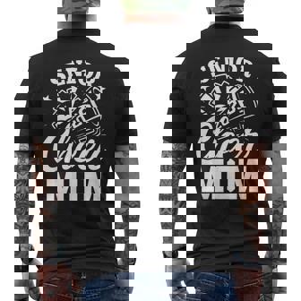 Proud Senior Cheer Mom 2026 Cheerleader Mom Class Of 2026 Men's Back Print T-Shirt | Mazezy