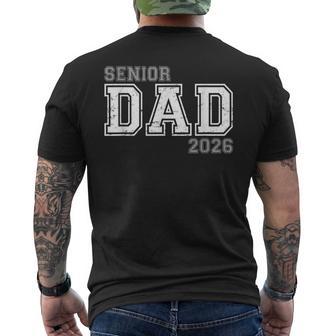 Proud Senior Dad 2026 Senior 2026 Dad Class Of 2026 Father Men's T-shirt Back Print | Mazezy