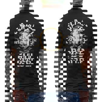 Proud Volleyball Sister Class Of 2026 – Final Set Graduation Men's Back Print T-Shirt | Mazezy