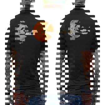 Pumpkin Pie Pumpkin Pie Thanksgiving Men's Back Print T-Shirt | Mazezy