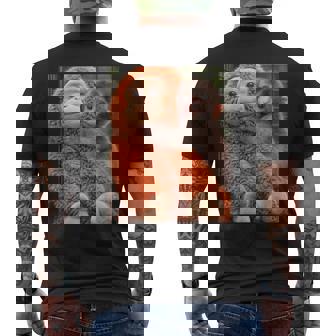 Punch The Monkey Meme X Ape Cute Punch Monkey Baby Meme メンズTシャツ バックプリント - Kawaiitshirt