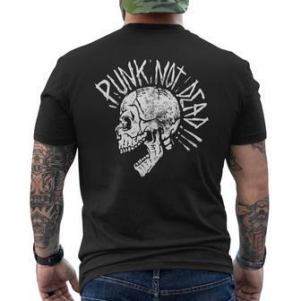 Punks Nicht Tot -Intage Grunge Punk Ist Nicht Tot Rock T-Shirt mit Rückendruck - Seseable