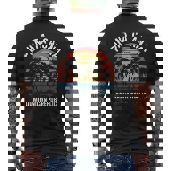 Punta Cana Souvenirs Family Beach Friends Group Vacation Men's T-shirt Back Print - Monsterry