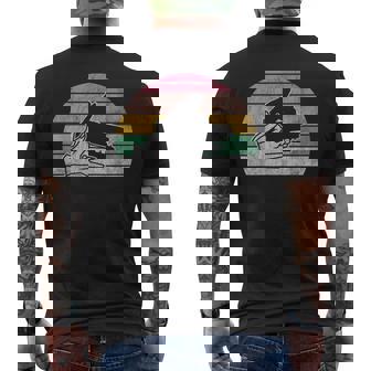 Puppeteer Wolf Shadow Puppet Vintage Style Men's Back Print T-Shirt | Mazezy