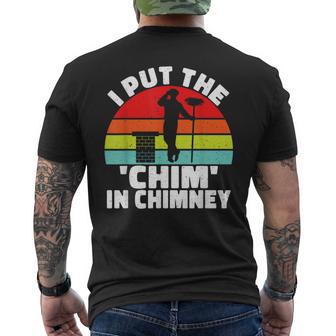 I Put The Chim In Chimney Sweep Men's T-shirt Back Print - Thegiftio UK