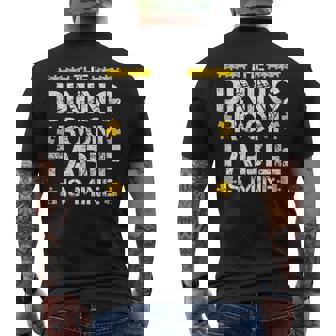 Puzzle Dining Table Jigsaw Puzzle Men's Back Print T-Shirt | Mazezy