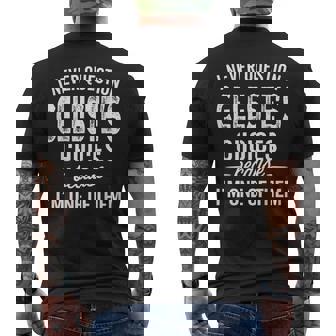 I Never Question Celeste’S Choices Celeste Personalized Name Men's T-shirt Back Print | Mazezy