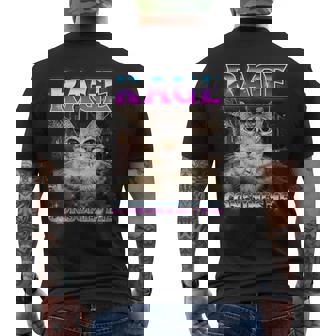 Rage Consumes Me Silly Cat Men's T-shirt Back Print - Thegiftio