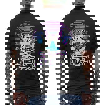 Ramen Cat Esthétique Thème T-shirt imprimé au dos - Cadeauxyz