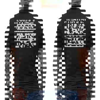 Rapping Hip Hop Rhymes Music Rapping Men's Back Print T-Shirt | Mazezy