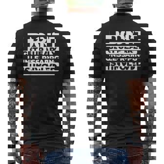 Rapping Music Rhymes Hip Hop Rapping Men's Back Print T-Shirt | Mazezy