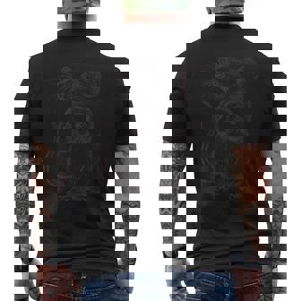 Rat Owner Colorful Portrait Rodent Motif Pet Cute Rat Lover Men's Back Print T-Shirt | Mazezy