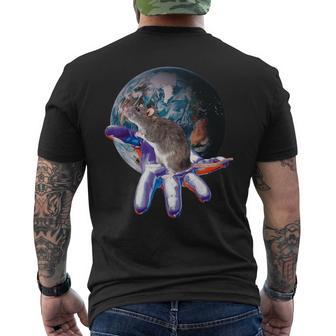 Ratten Motivüße Ratte Nagetiere Käse Haustiere Ratte T-Shirt mit Rückendruck - Geschenkecke