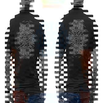 Rave Goa Psytrance Festival Wear Acid Yoga Trance Meditation Tank Top Men's Back Print T-Shirt | Mazezy