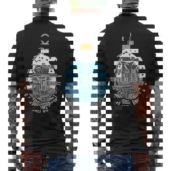 Real Estate Home Builder Holiday Christmas Dream House Men's Back Print T-Shirt | Mazezy