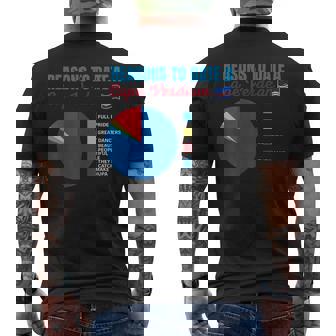Reasons To Date A Cabo Verde Flag Pride Verdian Cape Verde Men's Back Print T-Shirt | Mazezy