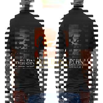 Reel Bond Daddy & Daughter Time Fishing Tank Top Men's Back Print T-Shirt | Mazezy