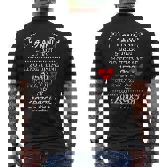 Regalo Di Anniversario Di Matrimonio Per Copia 42 Anni T-shirt da uomo con stampa posteriore - Novitaregali