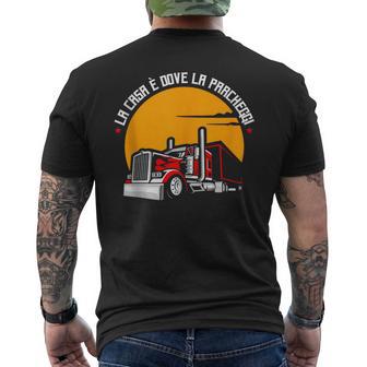Regalo Divertente Camion Camionista Camionisti T-shirt da uomo con stampa posteriore - Novitaregali