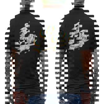 Regalo Para El Día Del Padre De Estilo Retro Pop Para Abuelo Divertido Pop Camiseta Hombre Estampado Espalda - Regaloses