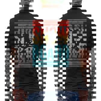 Regalo Retro Denowboard Paranowboard Camiseta Hombre Estampado Espalda - Regaloses