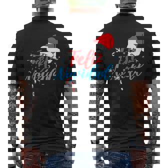 Regalos Originales De Navidad Para Familias Co Feliz Navidad Adultos Y Niños Negro Talla Manga Larga Cuello Redondo Jersey Comodidad Fiesta Navidad Camiseta Hombre Estampado Espalda - Regaloses