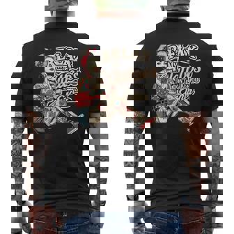 Relax My Tattoos Don't Like You Either Tattoos ボディーアート メンズTシャツ バックプリント - Kawaiitshirt