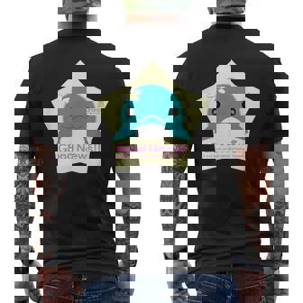 Ren-World 94 Hawaii Aloha Lovely Cute Dolphin Childhood KEI Good News Men's Back Print T-Shirt | Mazezy