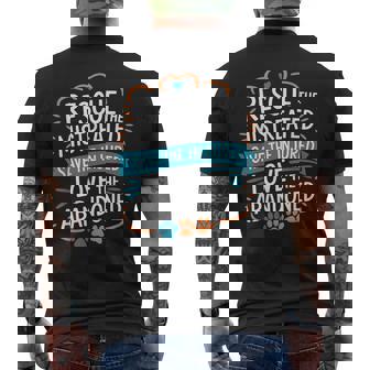 Rescue The Mistreated Save The Injured Dog And Cat Rescue Men's T-shirt Back Print - Monsterry