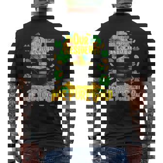 Our Residents Are Pure Golds St Patrick Day Caregiver Cna Men's T-shirt Back Print | Seseable UK