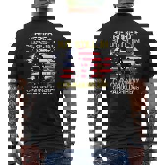 Retired But Still In Command My Grandchildrens Veteran Day Tank Top Men's Back Print T-Shirt | Mazezy