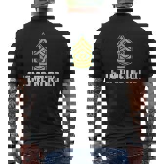 Retired E-9 Command Sergeant Major CSM Rank Military Papa Tank Top Men's Back Print T-Shirt | Mazezy