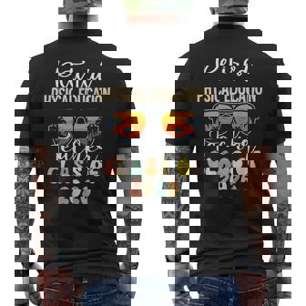 Retired Physical Education Teacher Class Of 2026 Retirement Men's Back Print T-Shirt | Mazezy