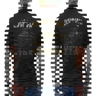 Retired Snow Plow Operator Winter Road Legend Men's Back Print T-Shirt | Mazezy