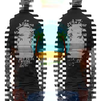 Retired Tenor Singer Not My Problem Shirt Choir Opera Voice Men's Back Print T-Shirt | Mazezy