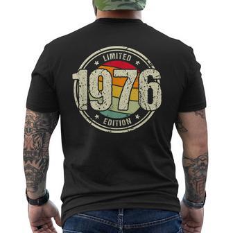 Retro 50 Jahre Jahrgang 1976 Limited Edition 50 Geburtstag T-Shirt mit Rückendruck - Geschenkecke