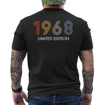 Retro 58 Jahre Jahrgang 1968 Limited Edition 58 Geburtstag T-Shirt mit Rückendruck - Geschenkecke