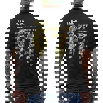 Retro I Was 6 Now I'm 7 Camo 67 Ice Cream Drip Baseball Men's Back Print T-Shirt | Mazezy