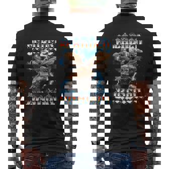 Retro 80S Heavy Metal Band Glam Rock Bearded Dragon Lover Men's T-shirt Back Print | Seseable CA